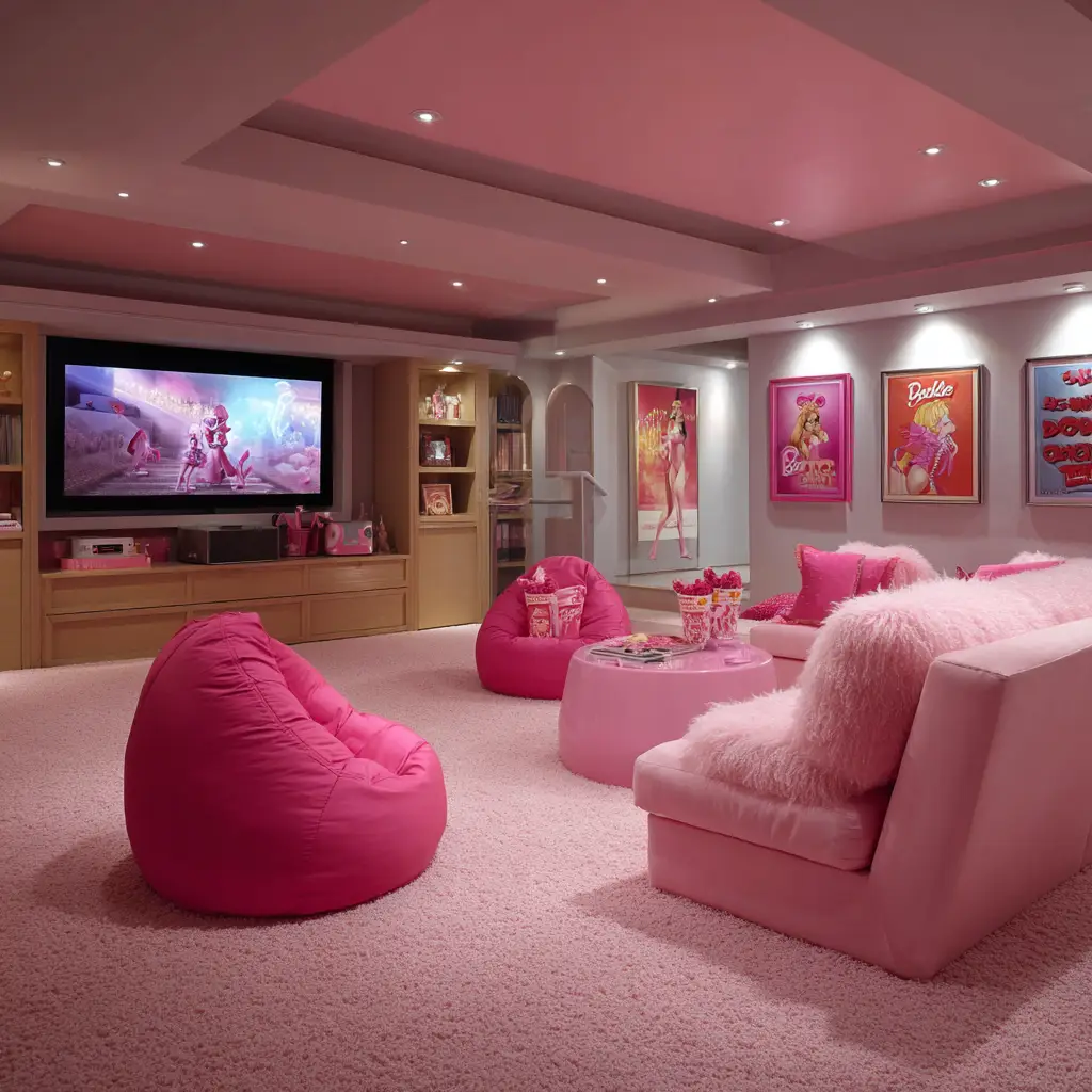 Movie Night Theater Room