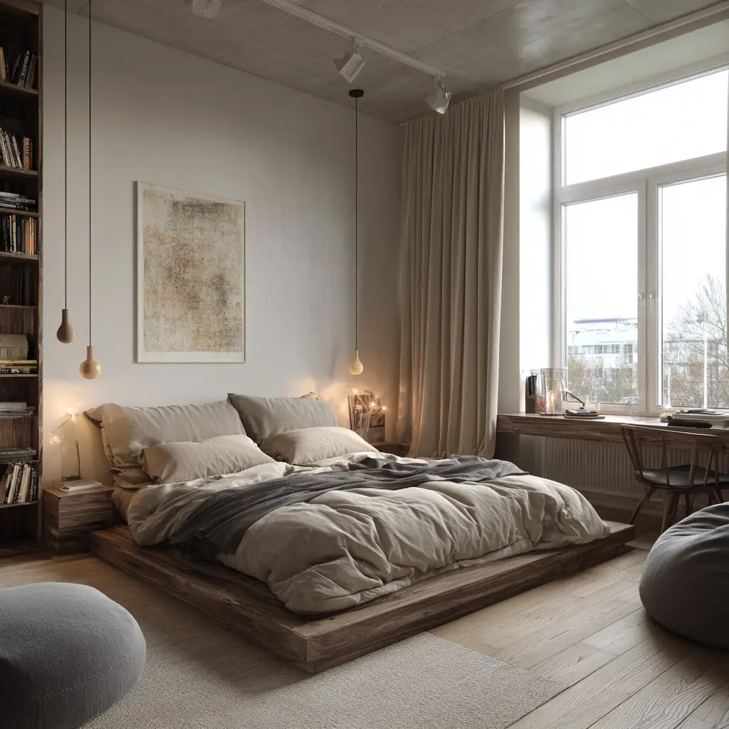 Muted color accents