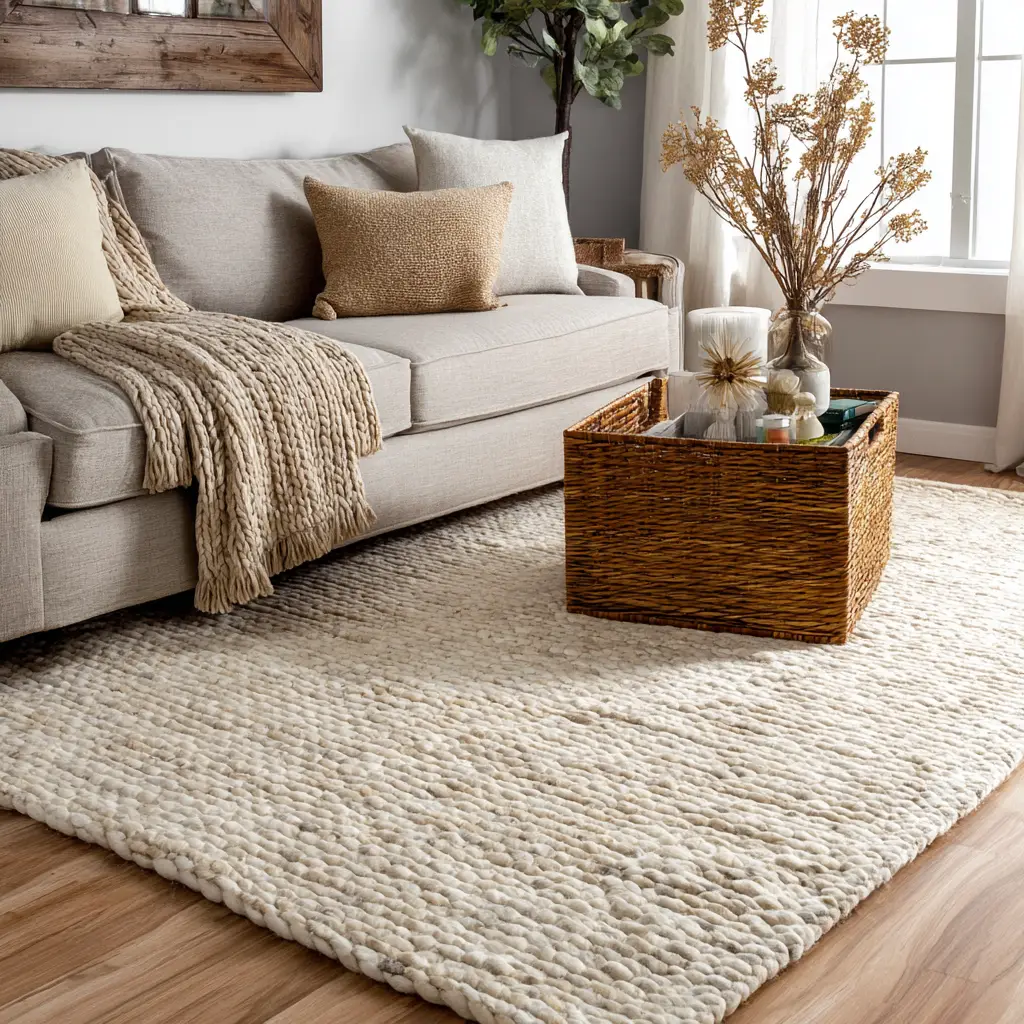 Natural Wool Rug