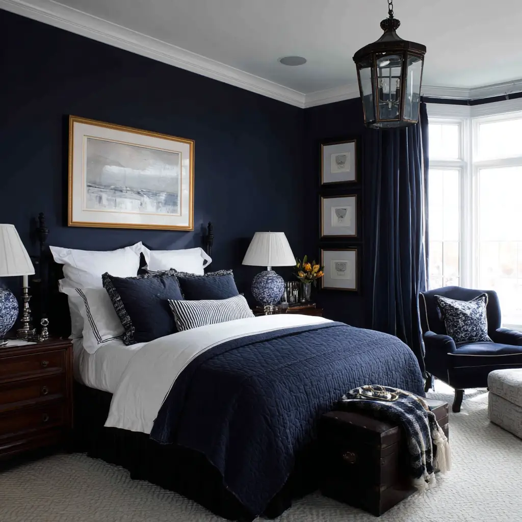 Navy and White Combo