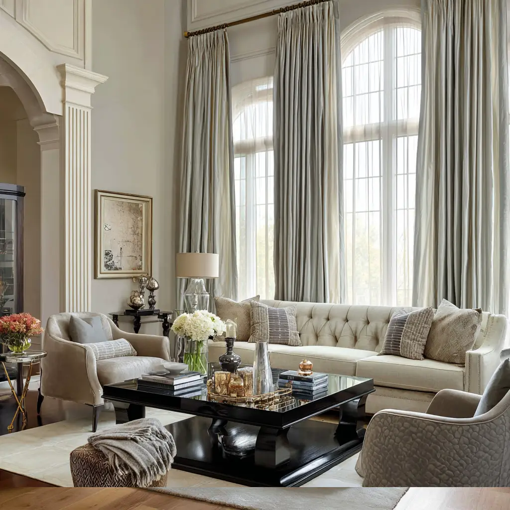Neutral Tones with Bold Furniture