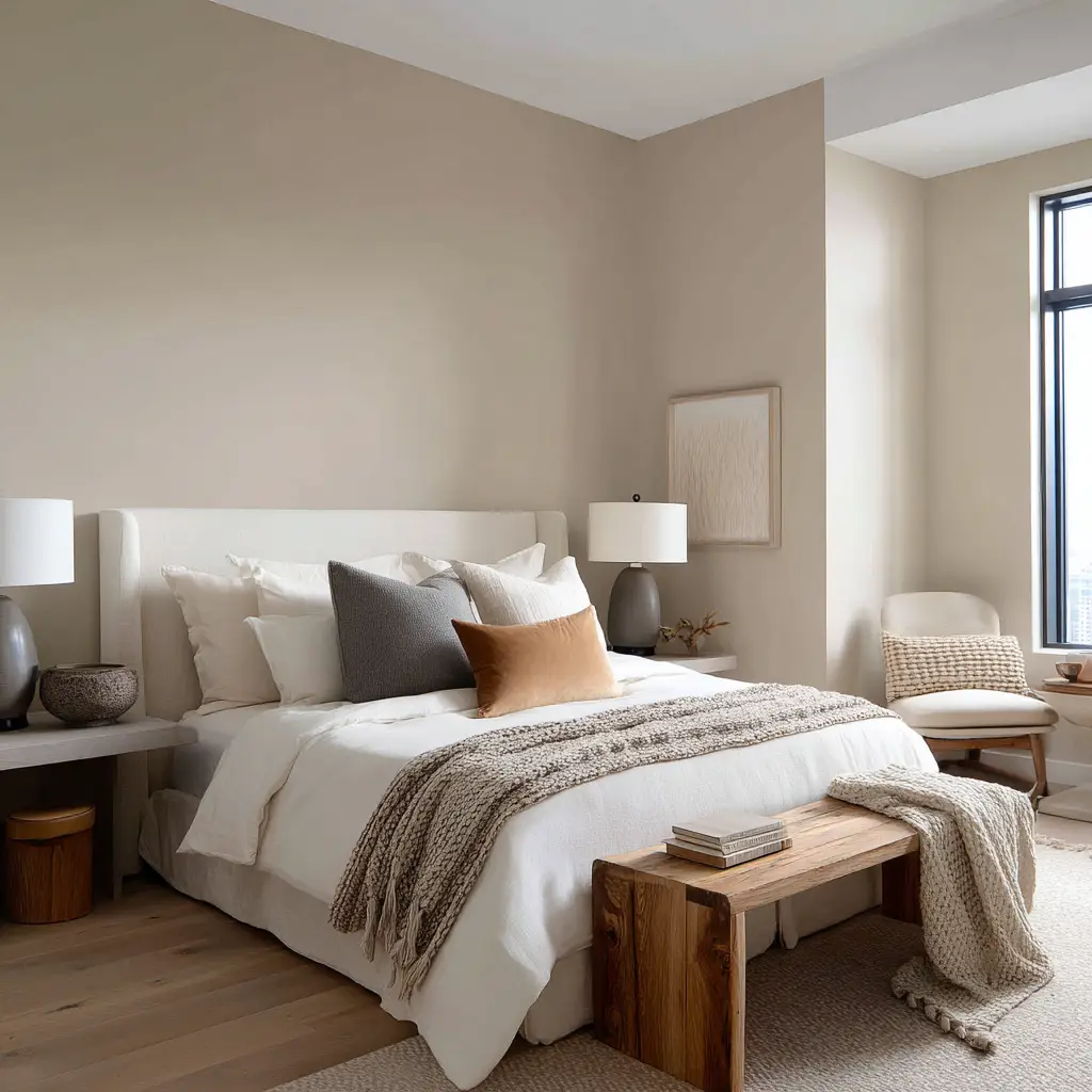 Neutral color palette with warm undertones