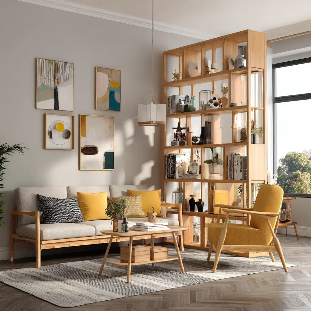 Open Bookshelf Divider