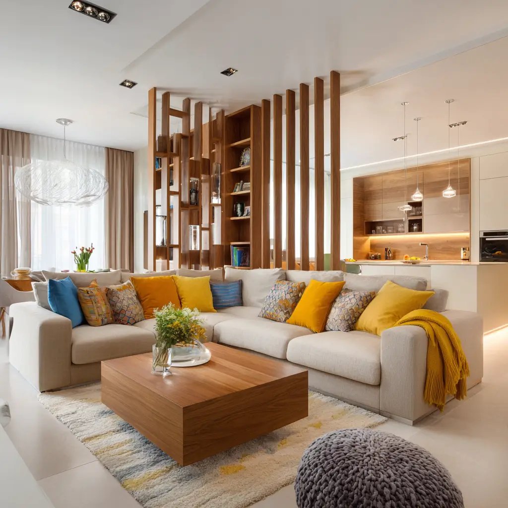 Open-Plan with Subtle Dividers