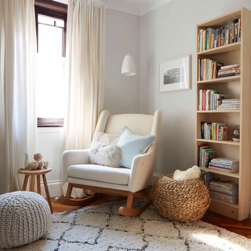 Opt for a Slim Rocking Chair