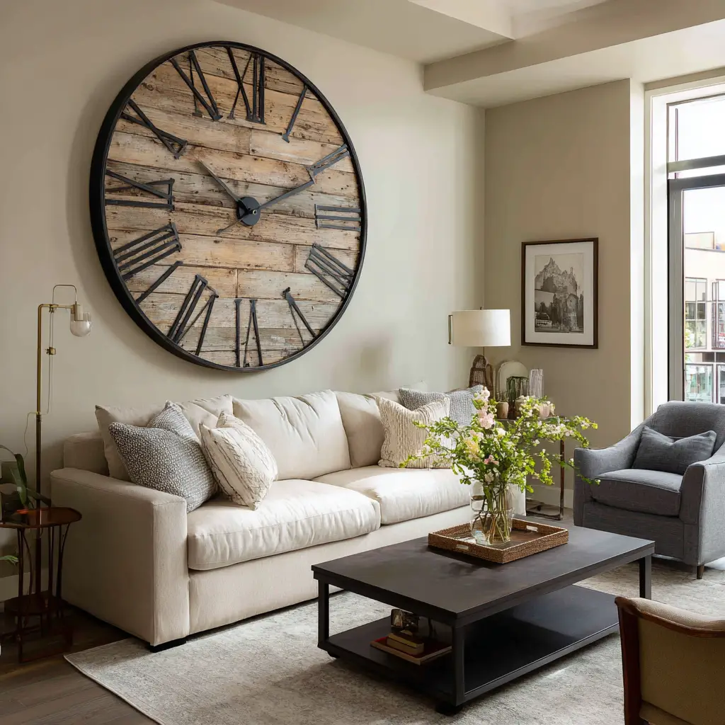 Oversized Wall Clock