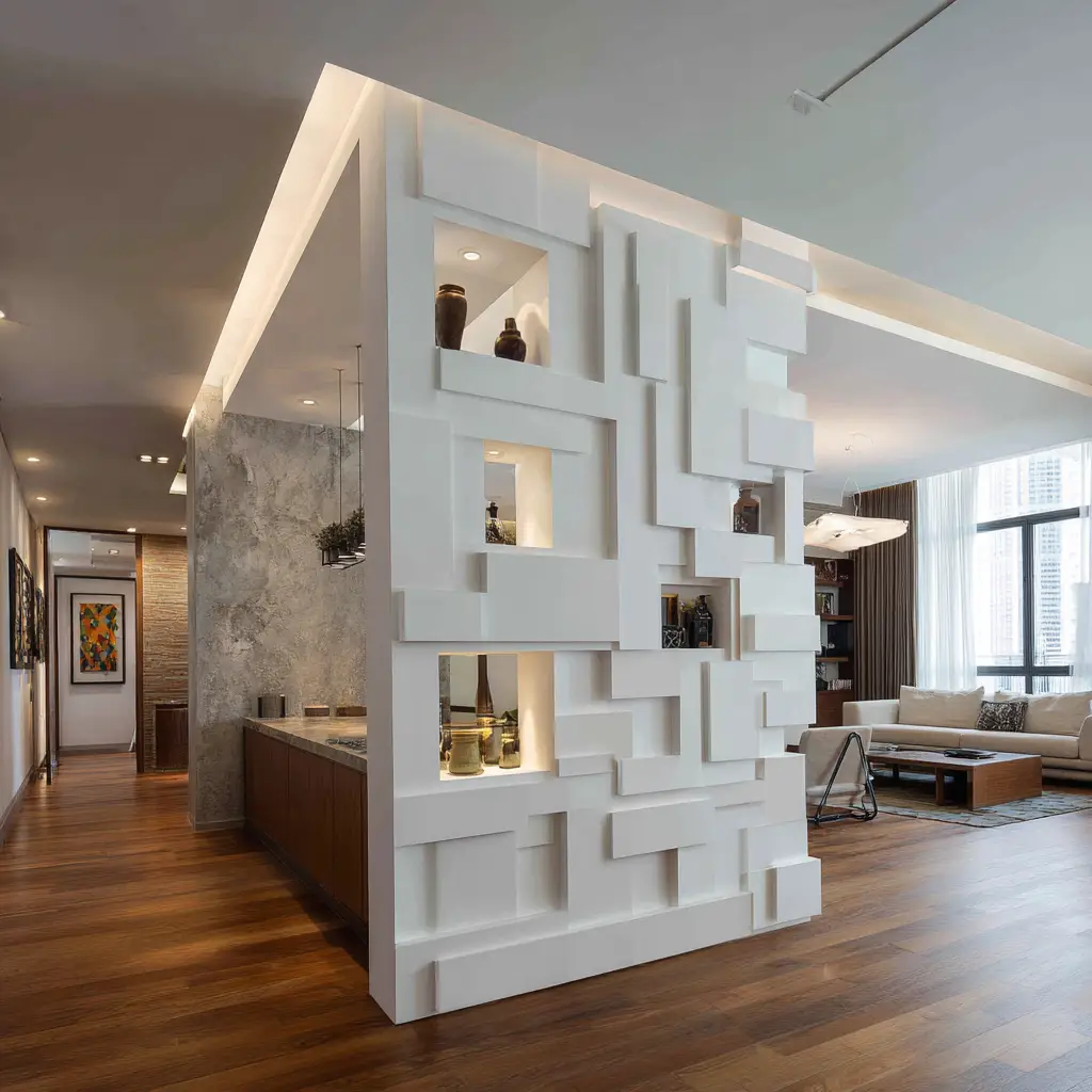 Partial Drywall with Niche