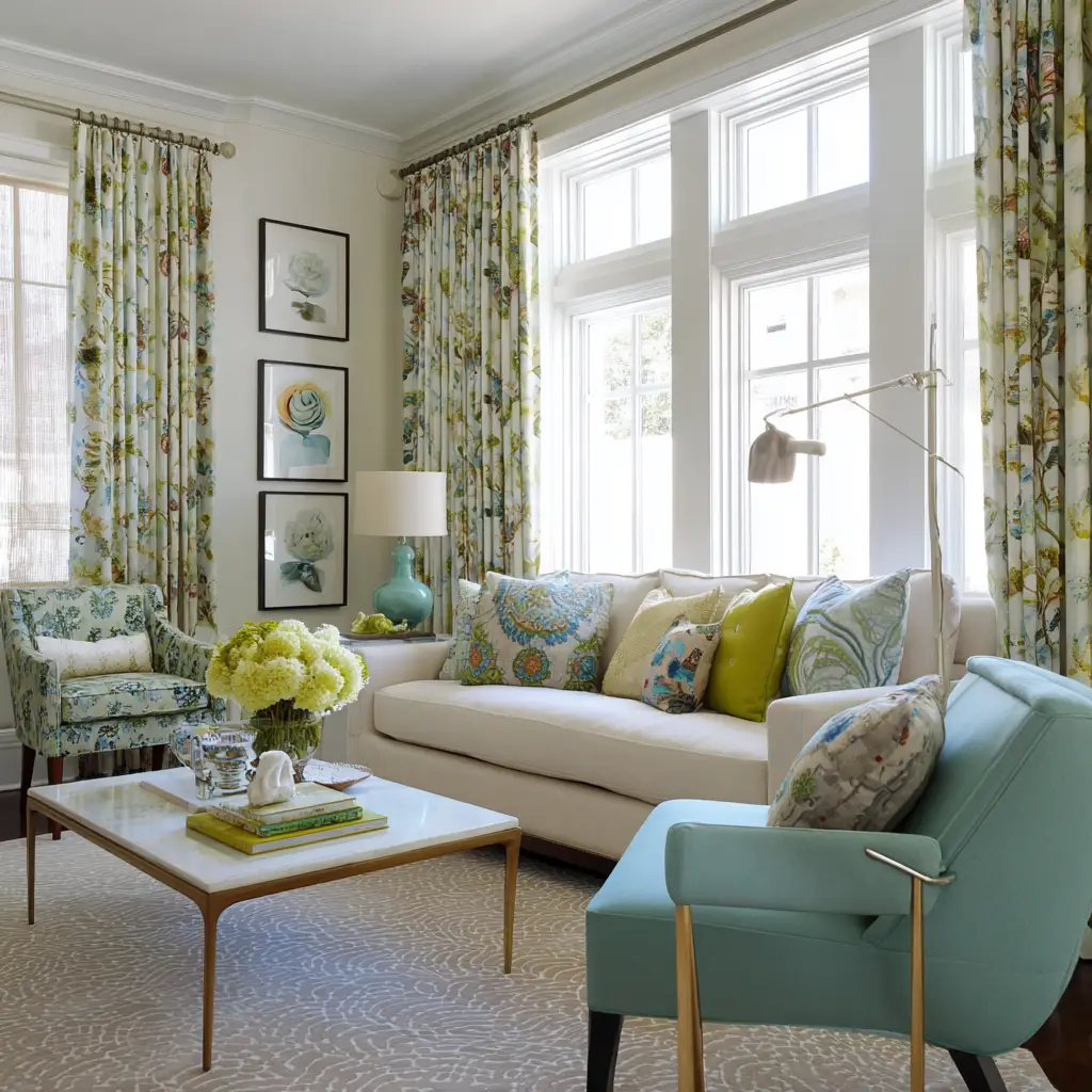 Patterned Curtains for Personality