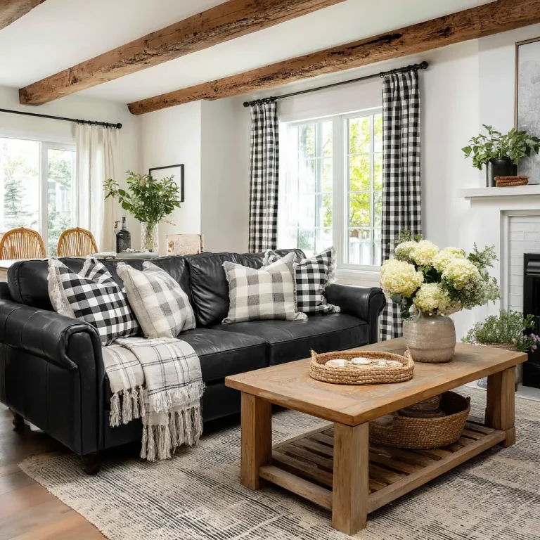 18 Western Farmhouse Living Room Ideas That Blend Rustic Charm with Modern Comfort