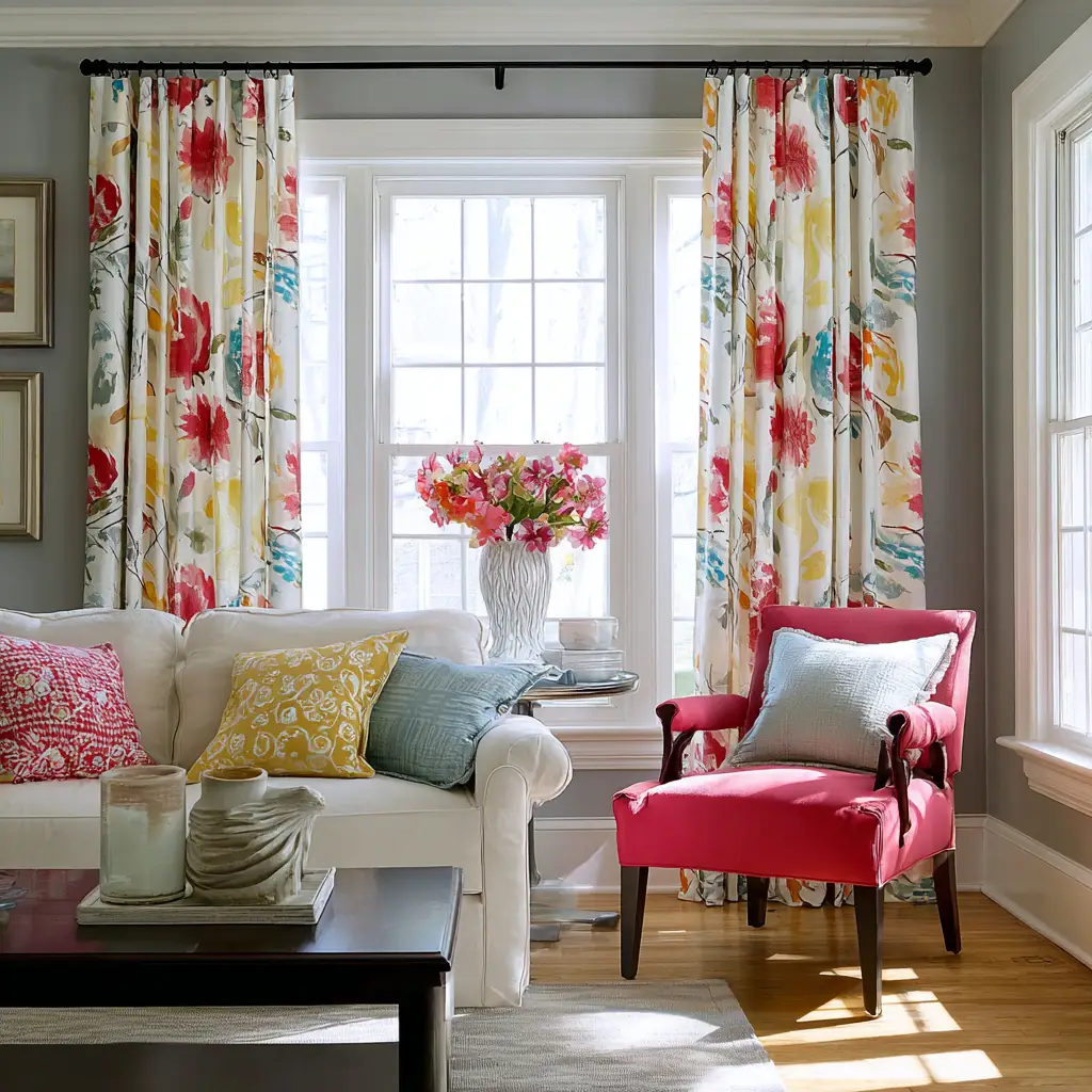 Rod pocket curtains