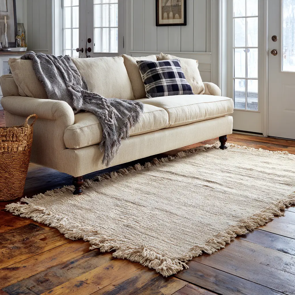 Ruffled Edge Rug