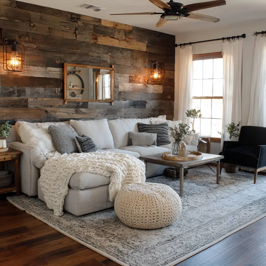 Shiplap Accent Wall