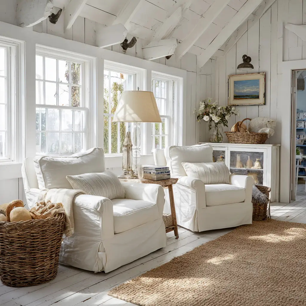 Slipcovered Armchairs