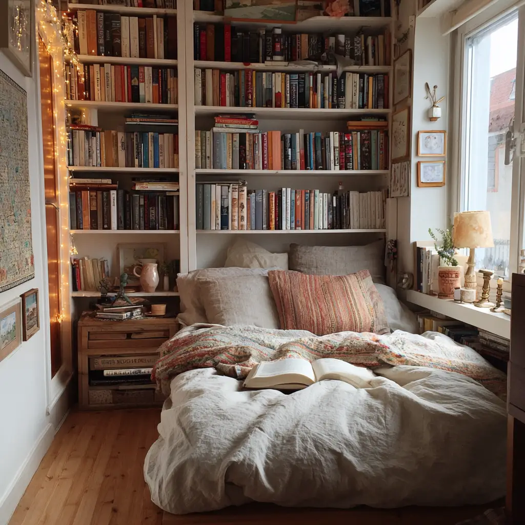 Small Bookshelf Corner