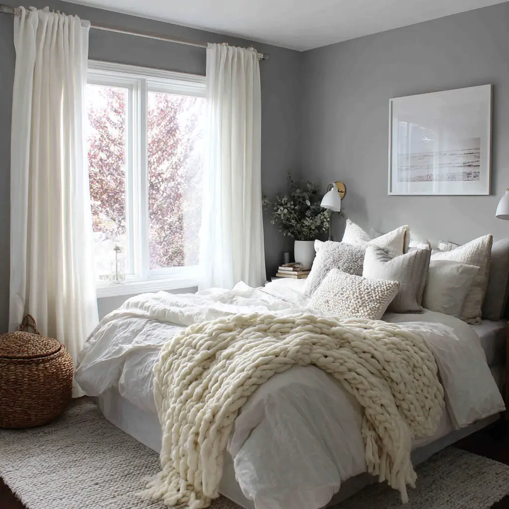 Soft White Curtains
