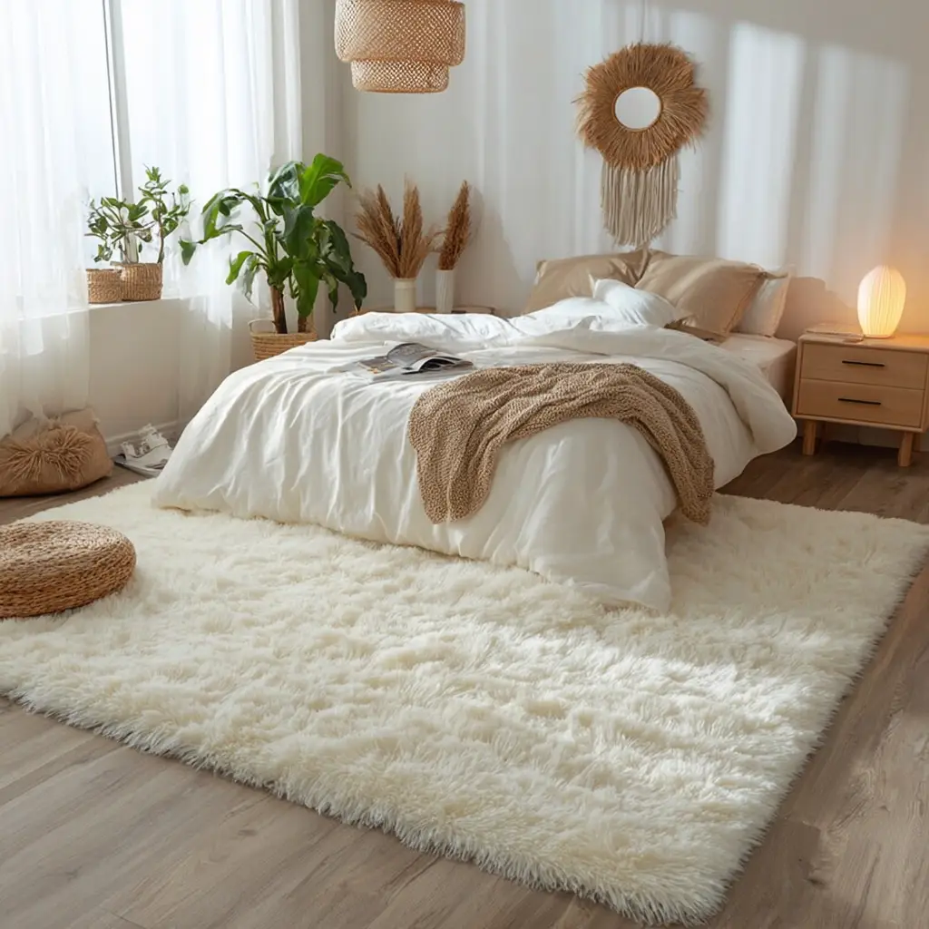 Soft rugs underfoot