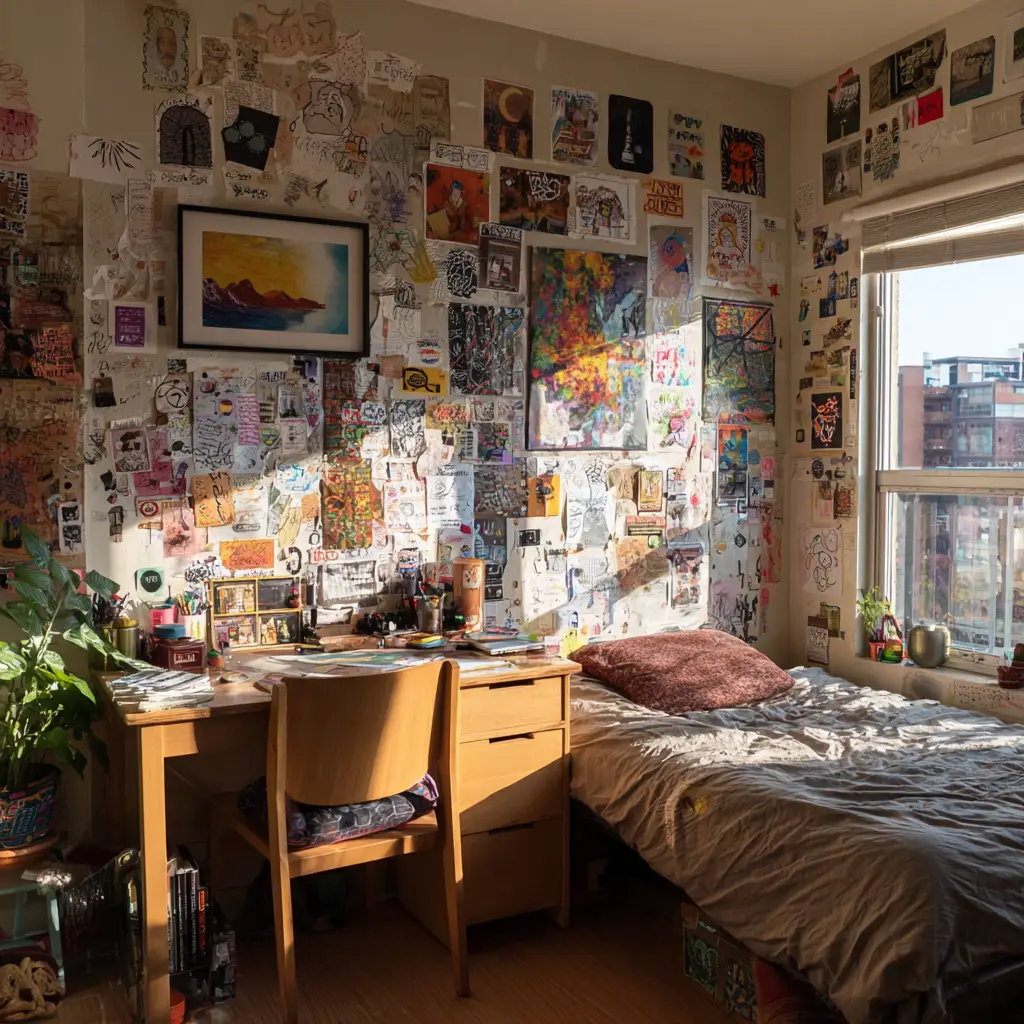Stickers, Drawings, and Scribbles on Walls