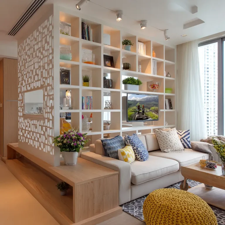 15 Living Room Partition Ideas for Bedroom