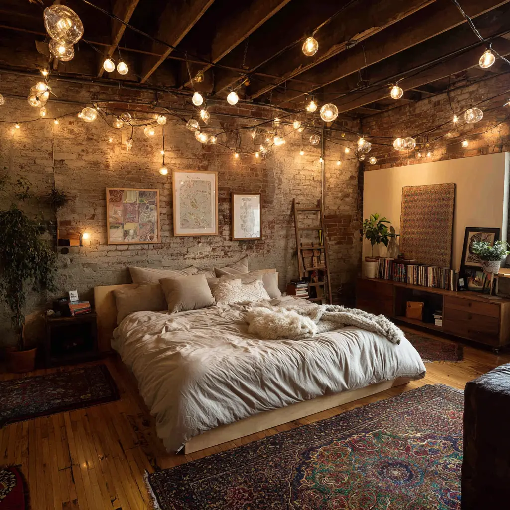 String Lights or Low-Watt Lamps