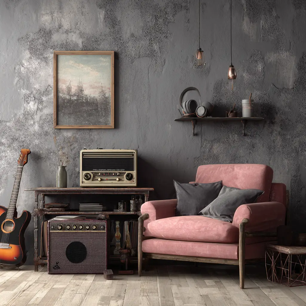 Subtle Grunge Accents
