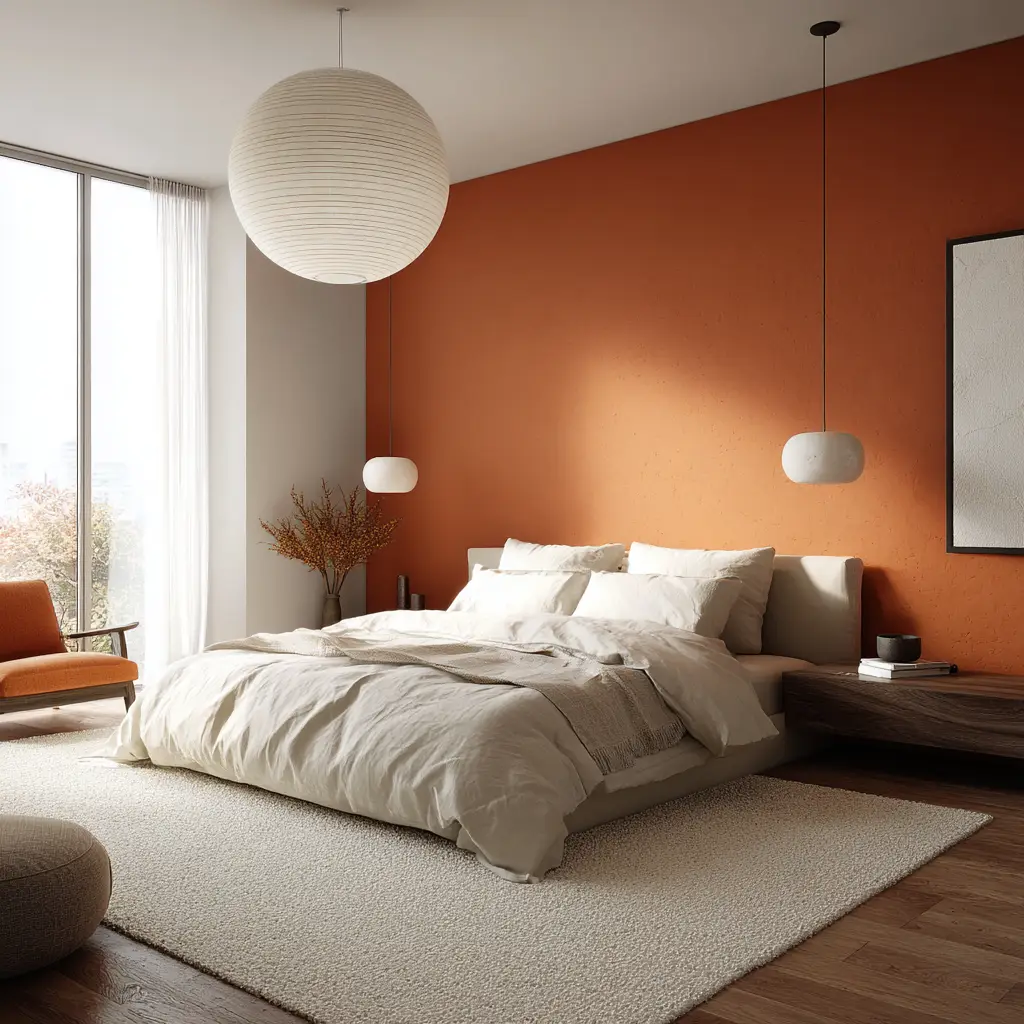 Terracotta and Off-White