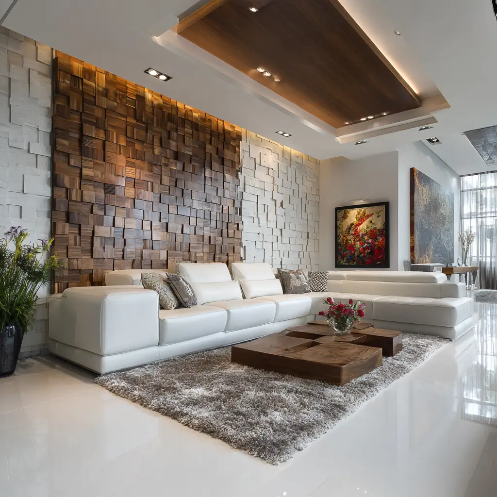 Tiled Feature Wall