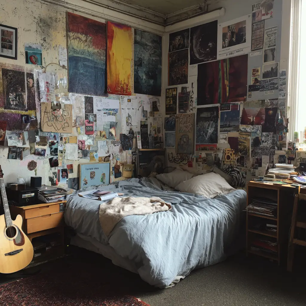 Torn Band Posters and Magazine Clippings