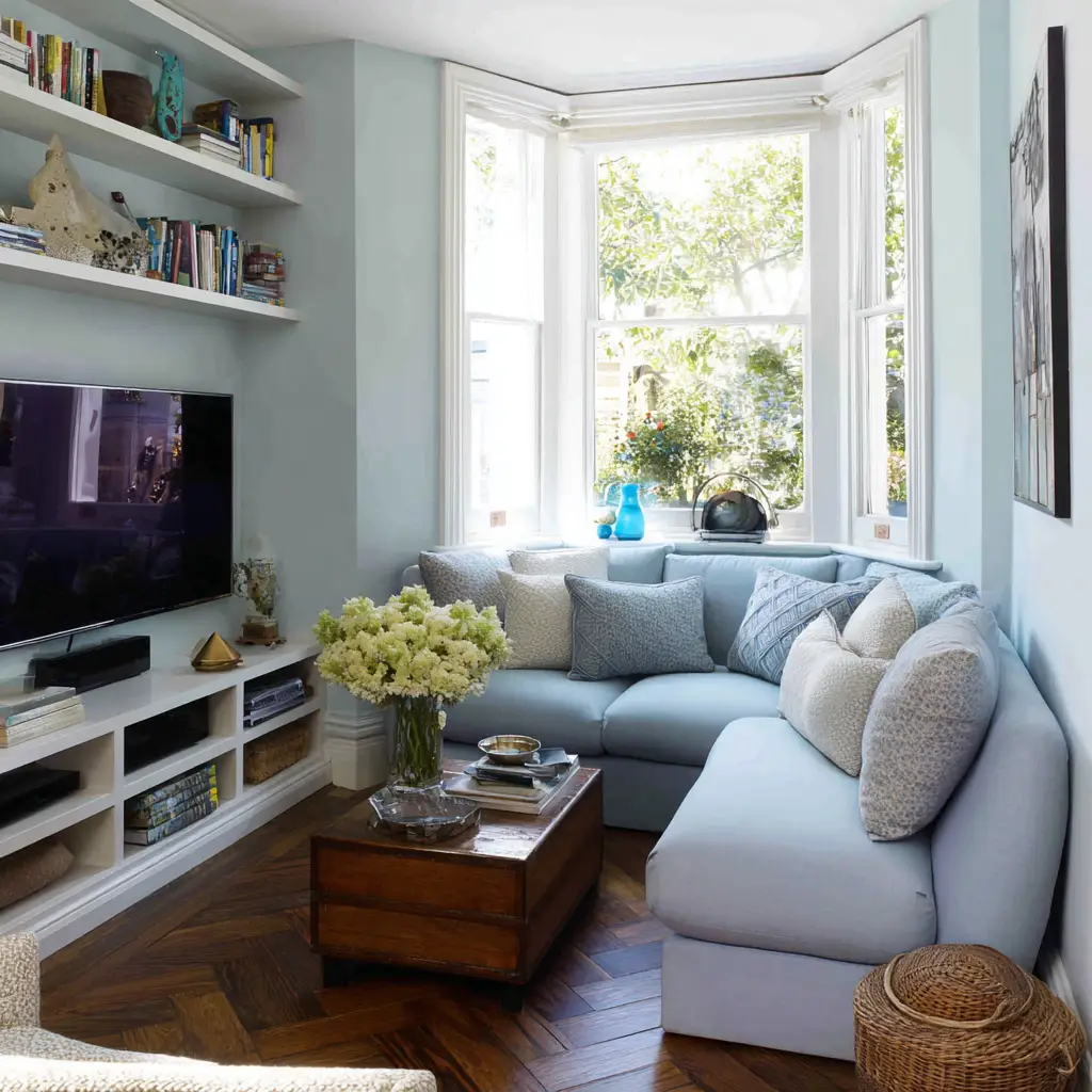 Try a corner layout