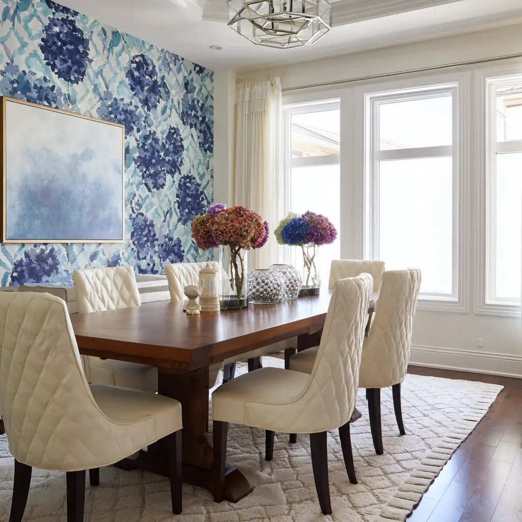 Try a wallpaper feature wall