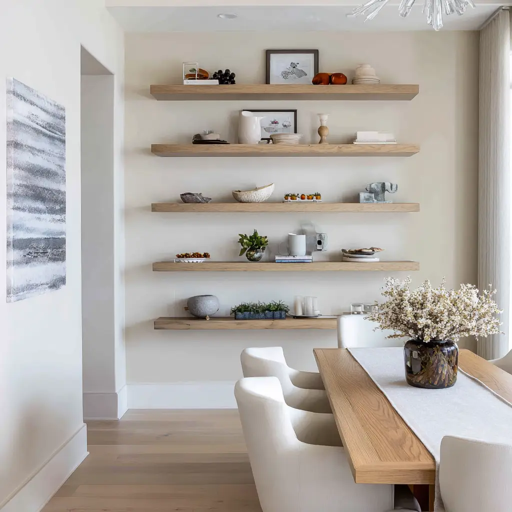 Use Floating Shelves for Display