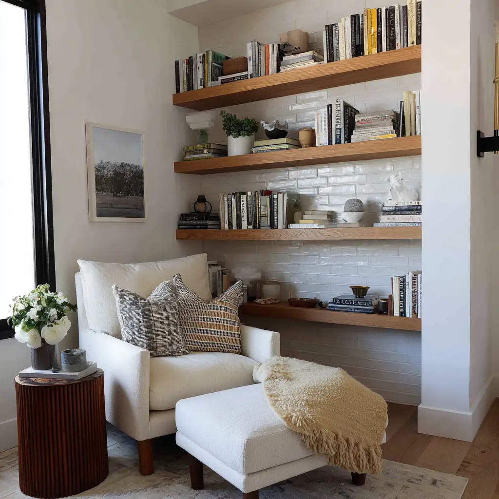 Use Floating Shelves