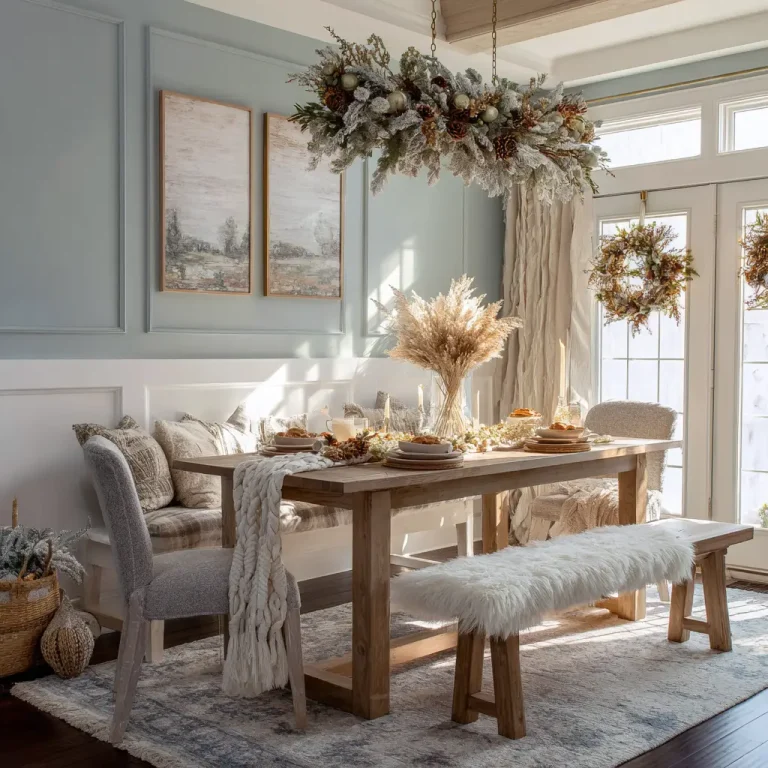 16 Dining Room Christmas Decor Ideas That Feel Warm, Inviting, and Festive