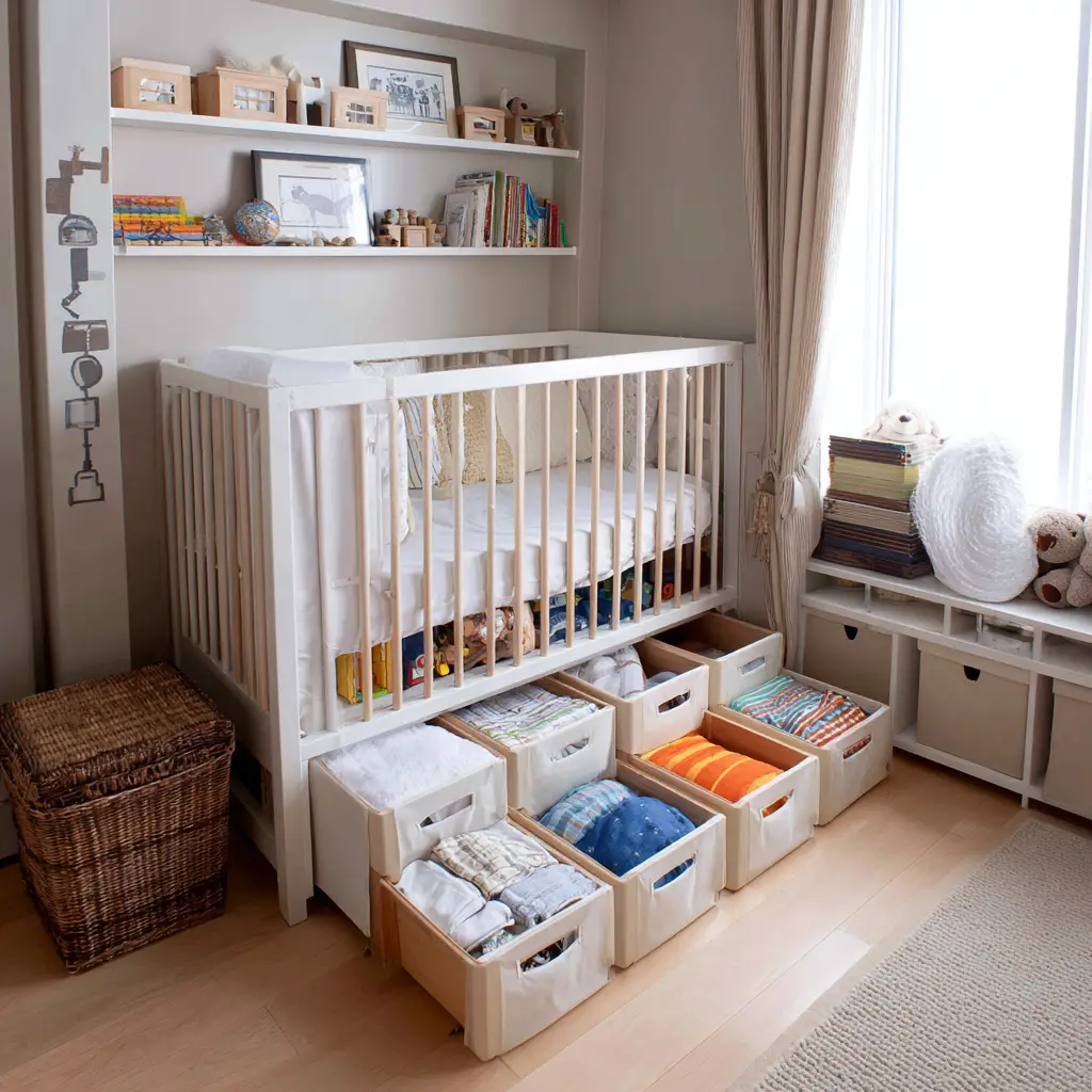 Use Under-Crib Storage