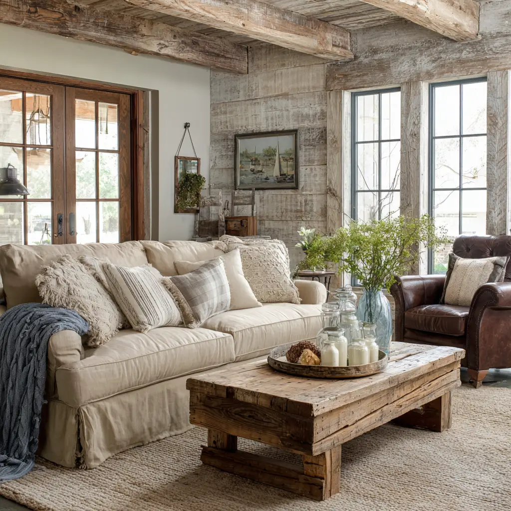 Use Weathered Wood Accents