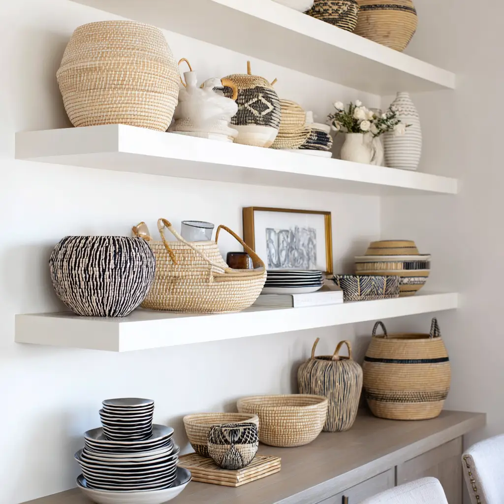 Use Woven Baskets