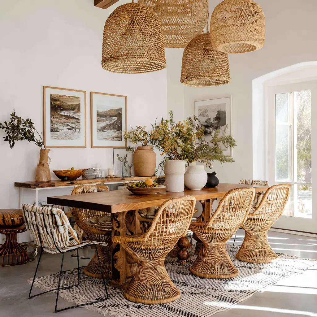 Use Woven Lighting Fixtures