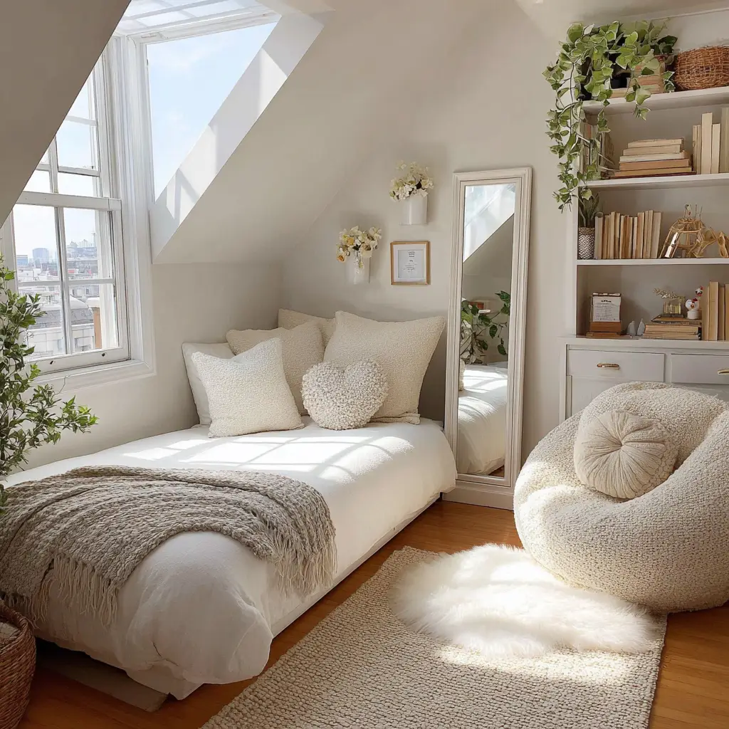 Use mirrors to open up space