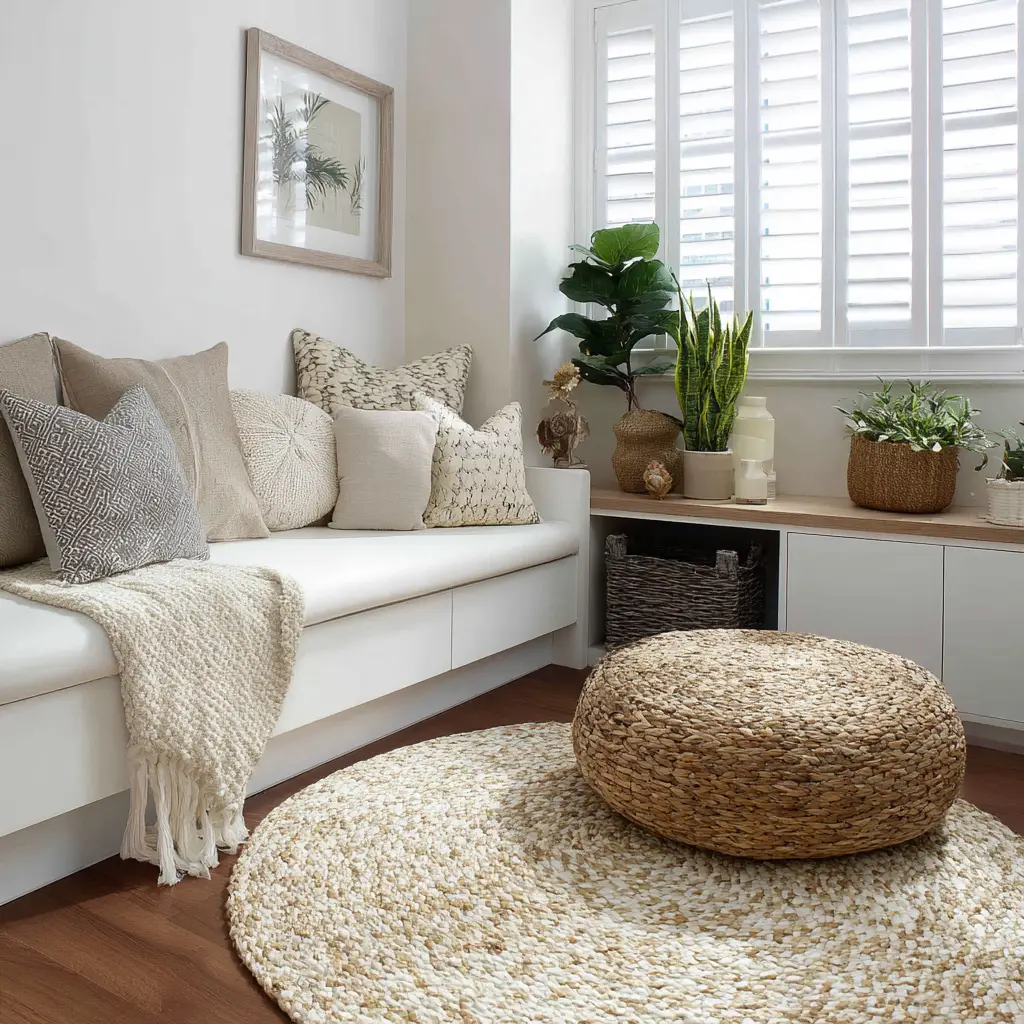 Use rugs to define space