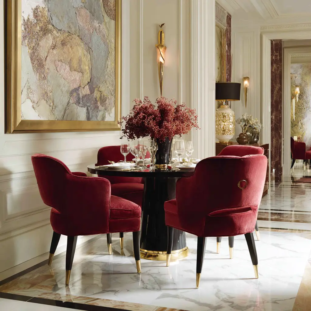 Velvet Upholstered Chairs