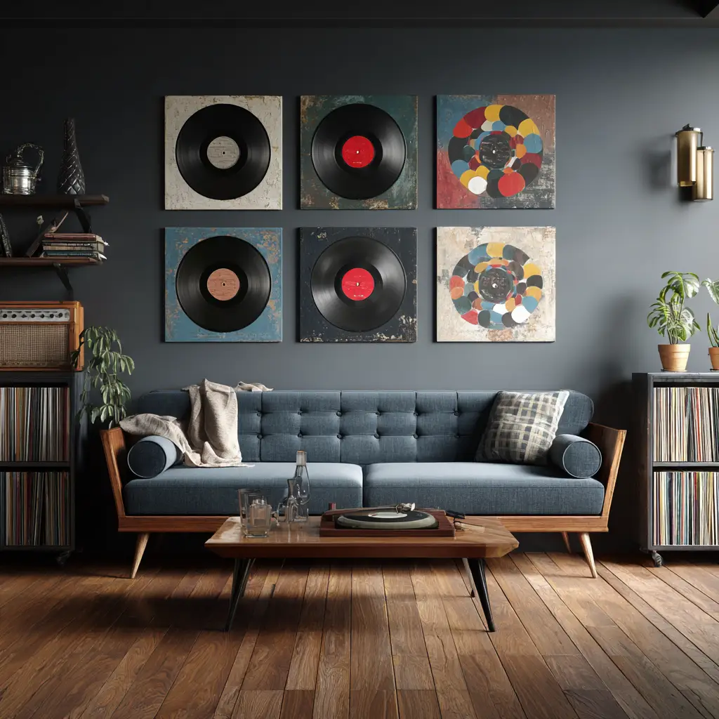 Vinyl Records or Cassette Displays