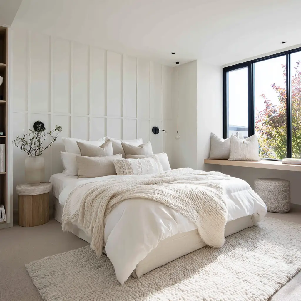 Warm White with Sand Accents