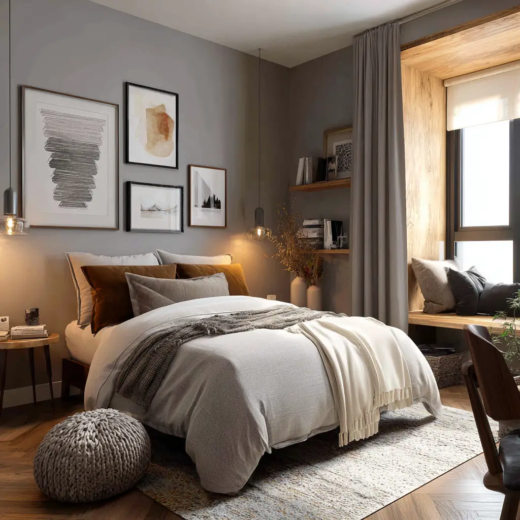 Warm Wooden Accents