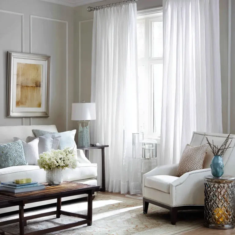 16 White Curtains to Transform Your Living Room