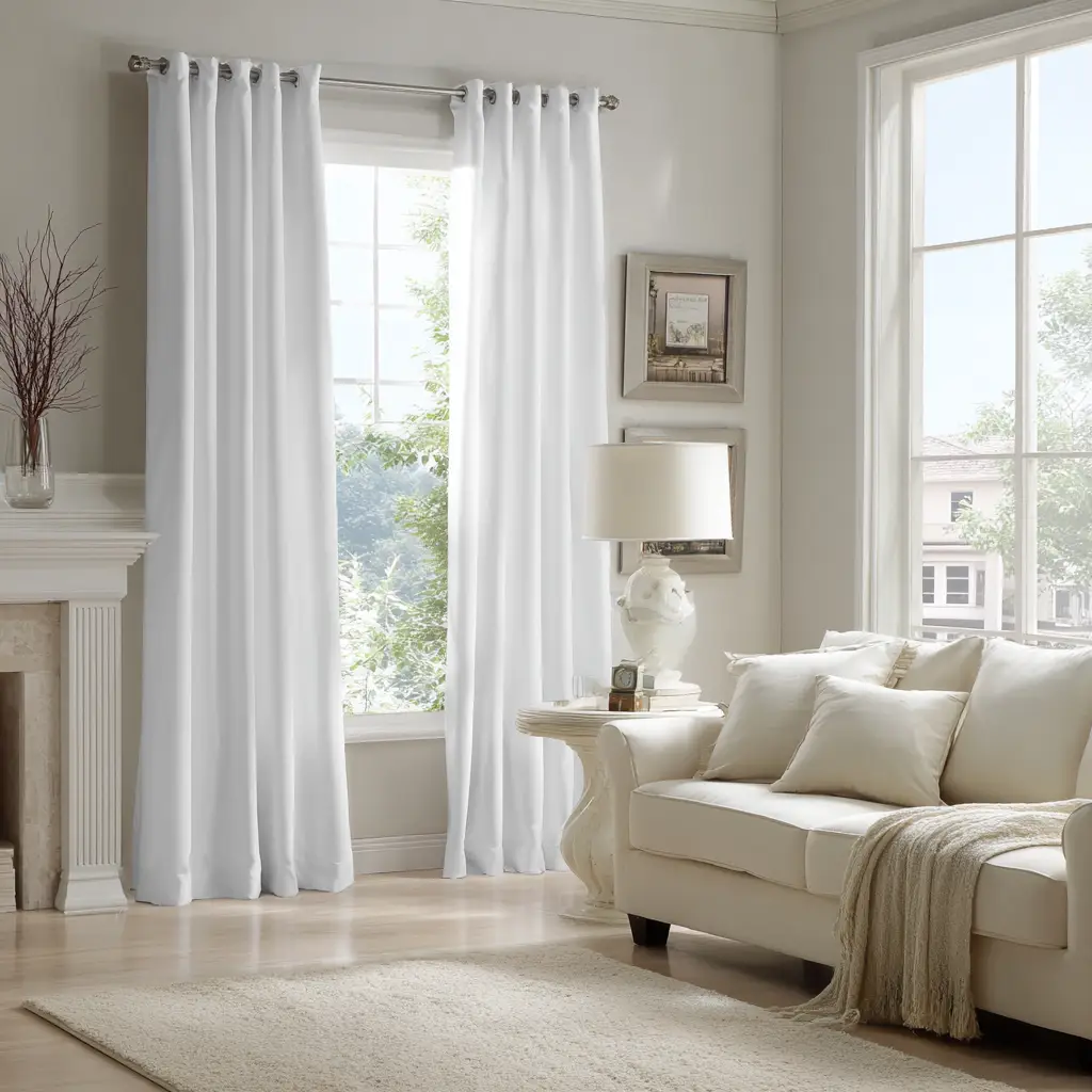 White Thermal Curtains