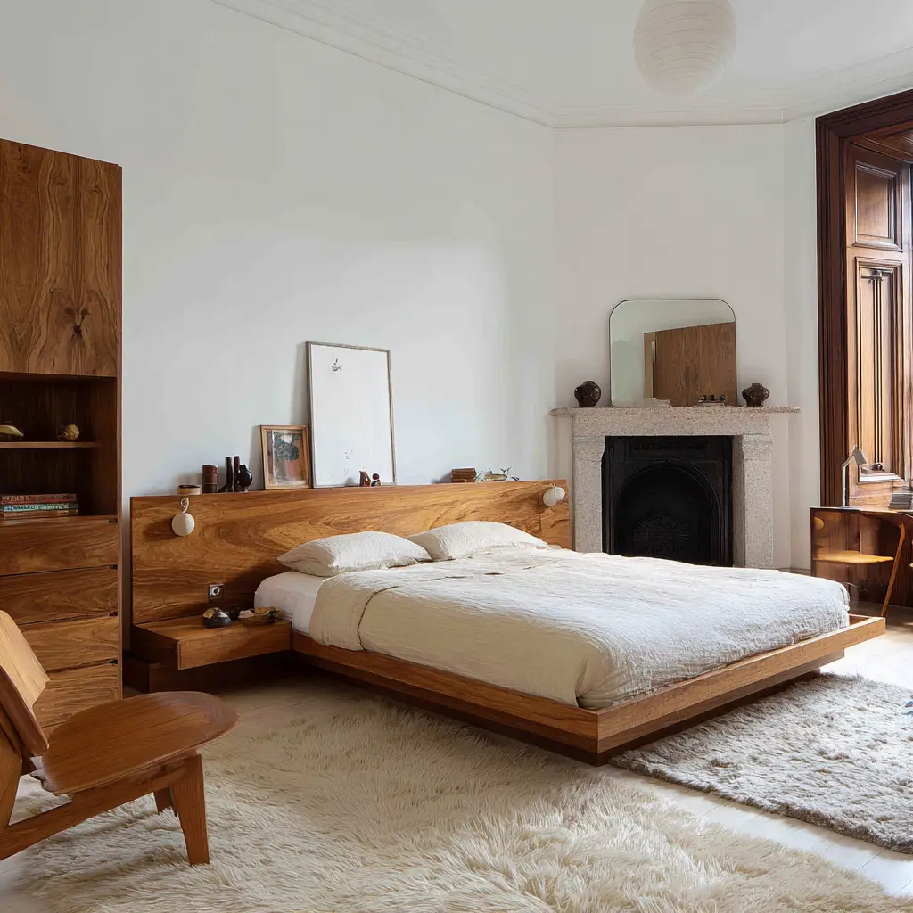 Wooden furniture with natural finishes