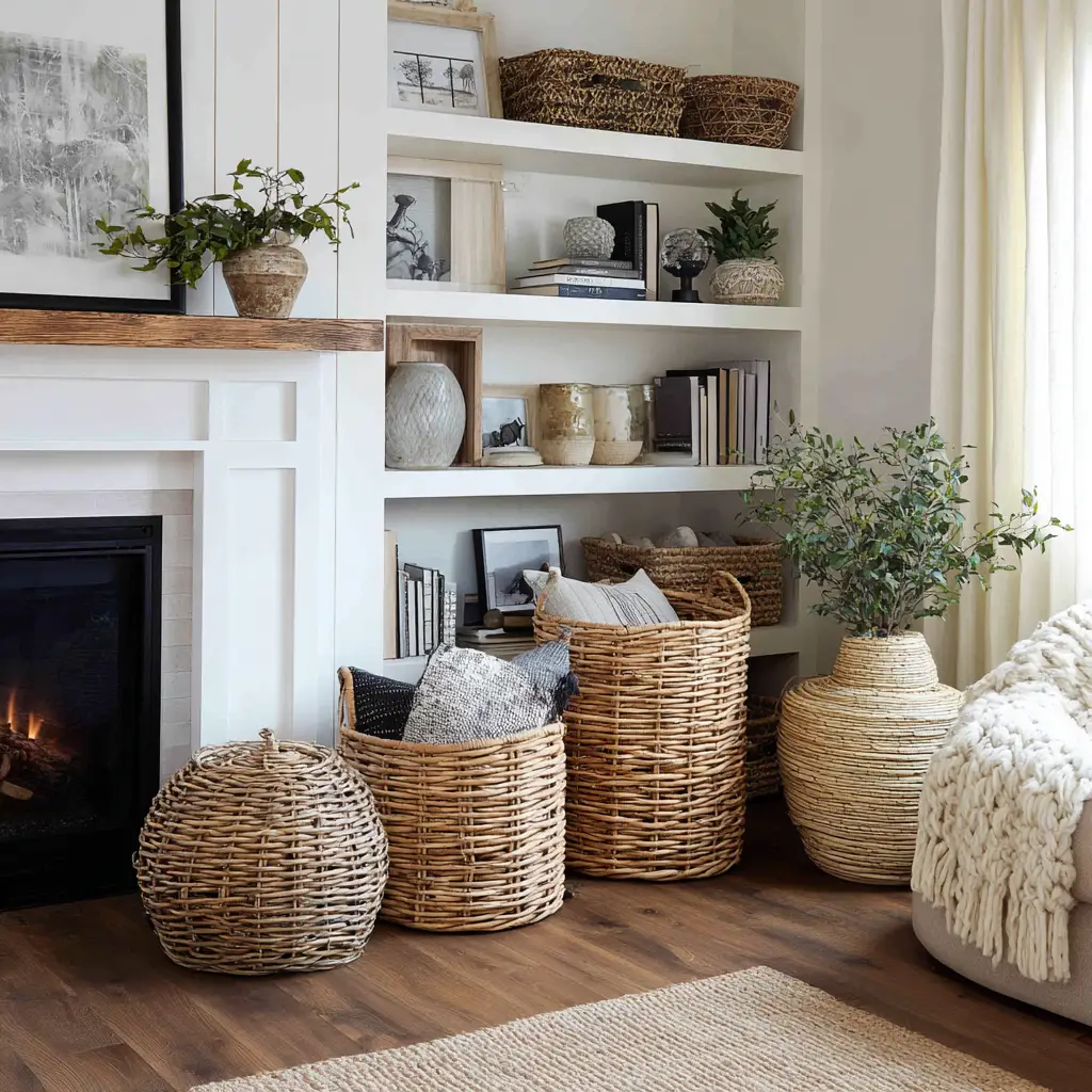 Woven Baskets for Storage