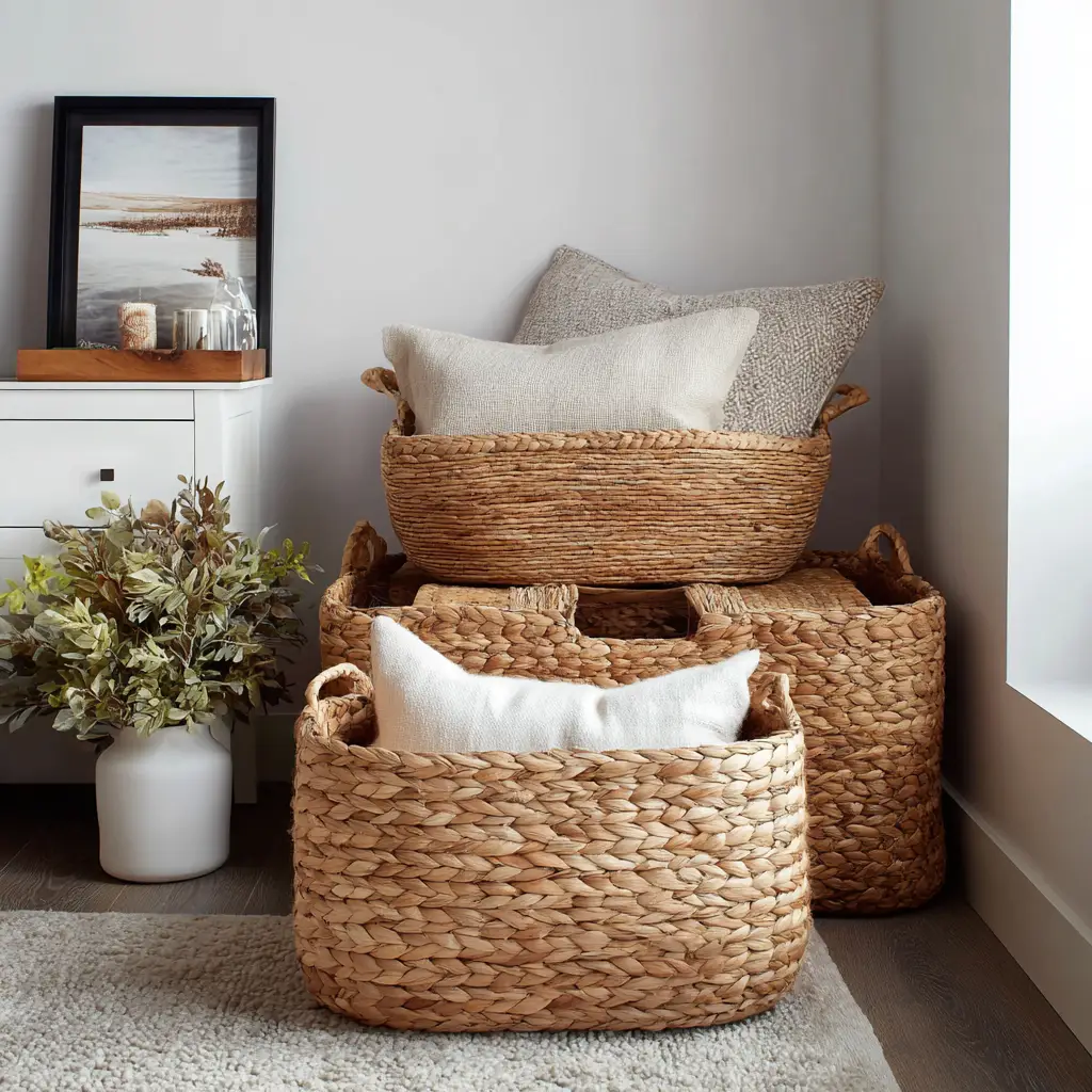Woven Baskets for Storage