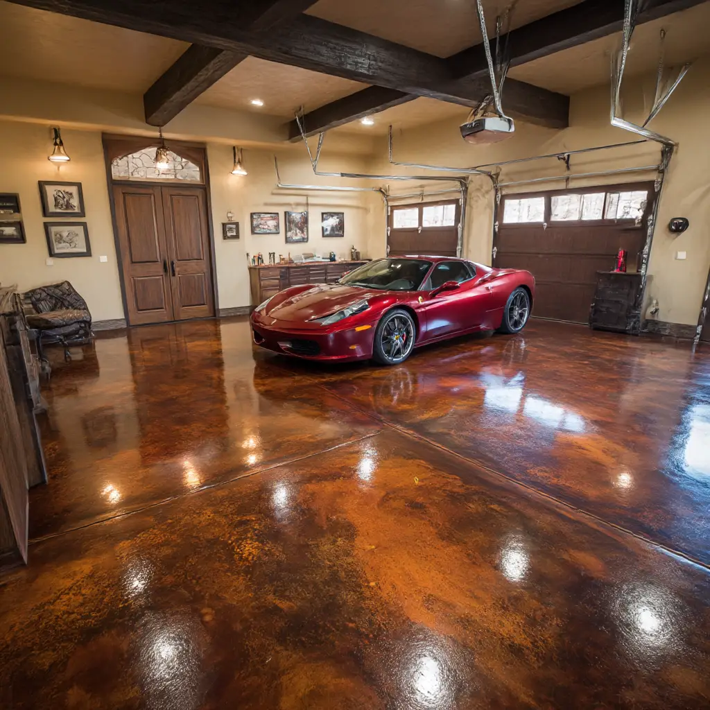 Acid-Stained Concrete