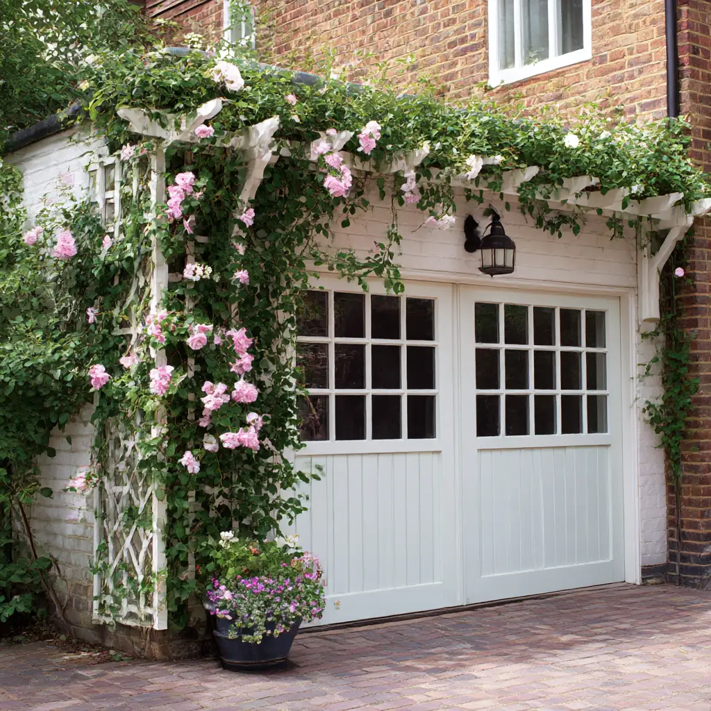 Add a Trellis with Climbing Plants