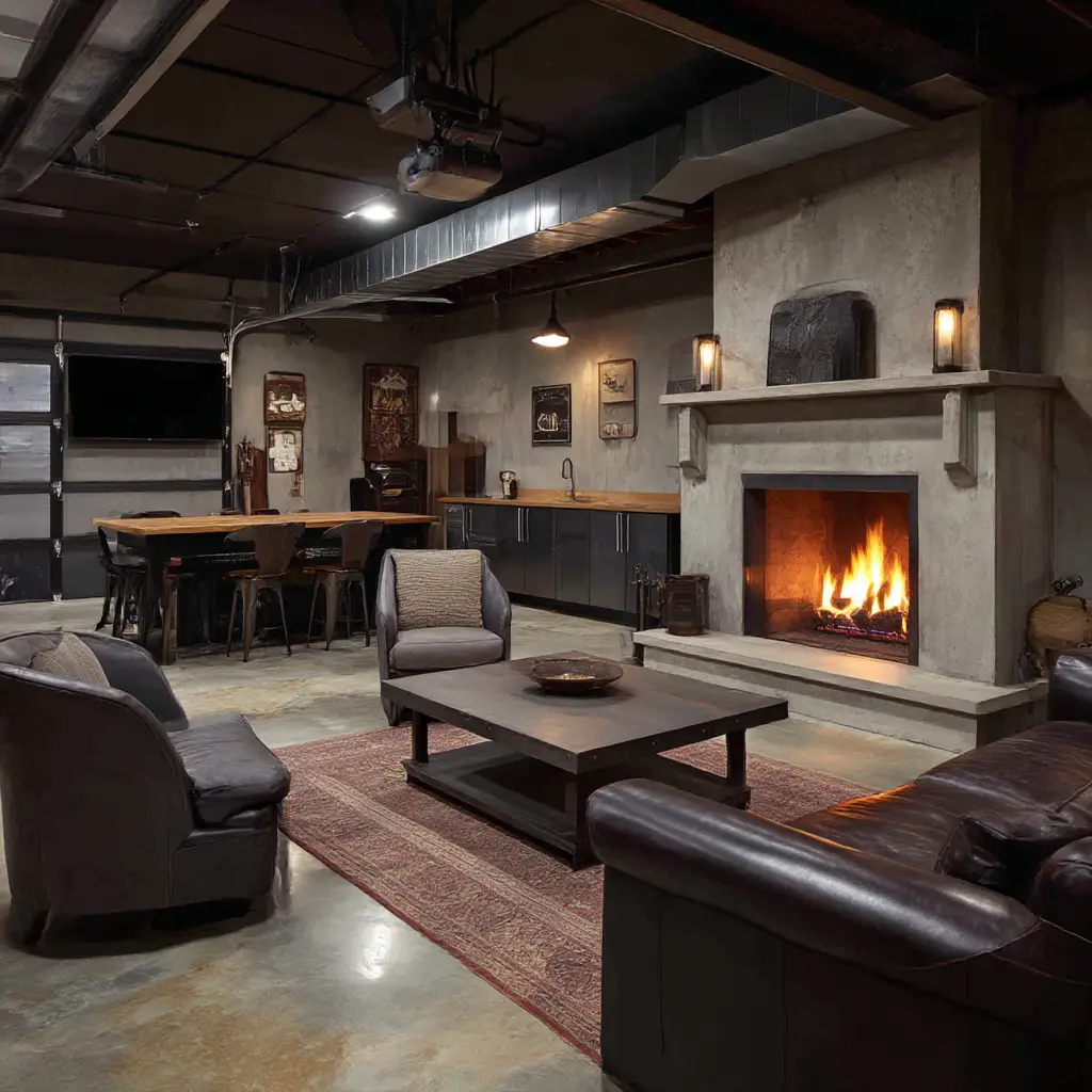 Add a fireplace or space heater